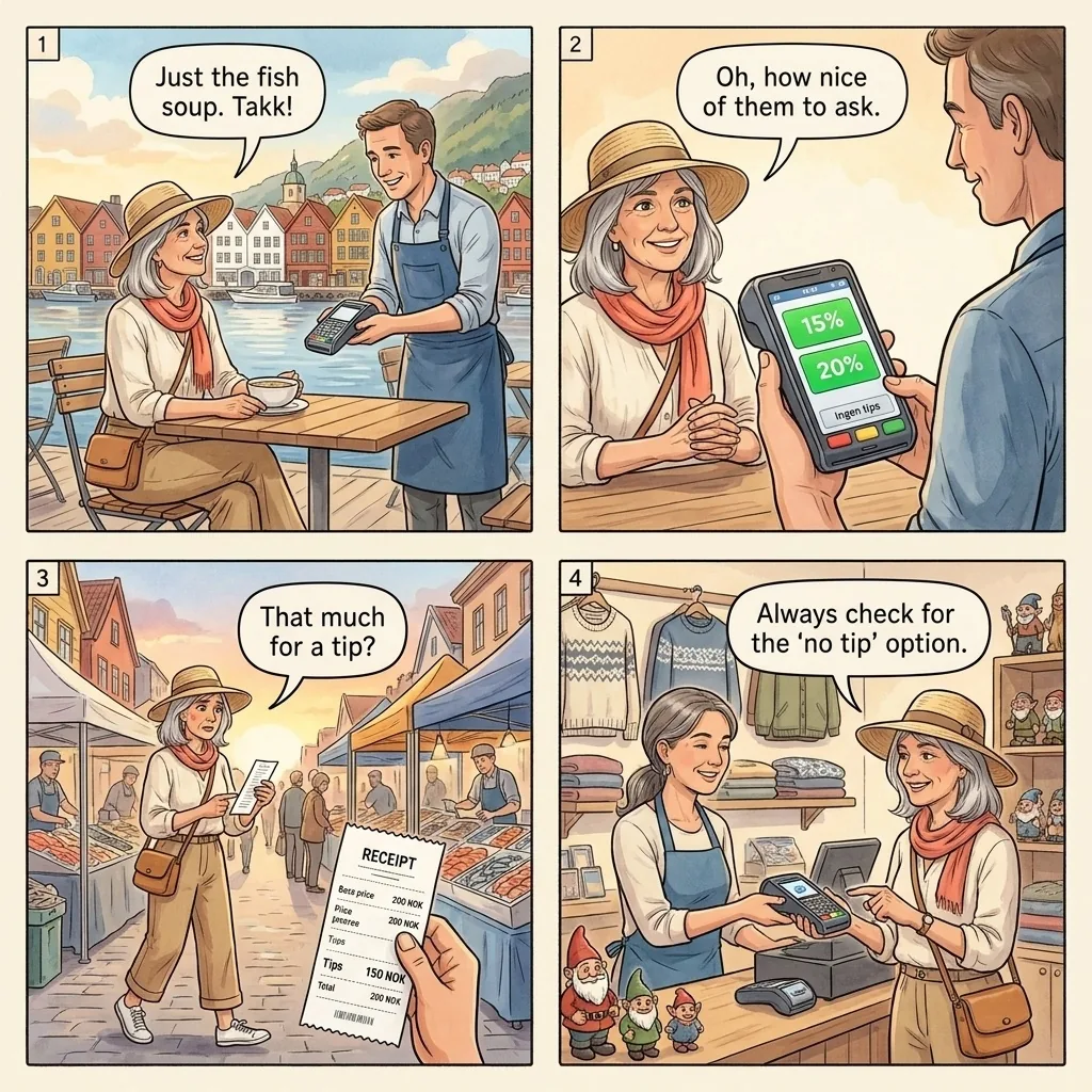 Bergen Card-Terminal Tipping Default — comic illustration