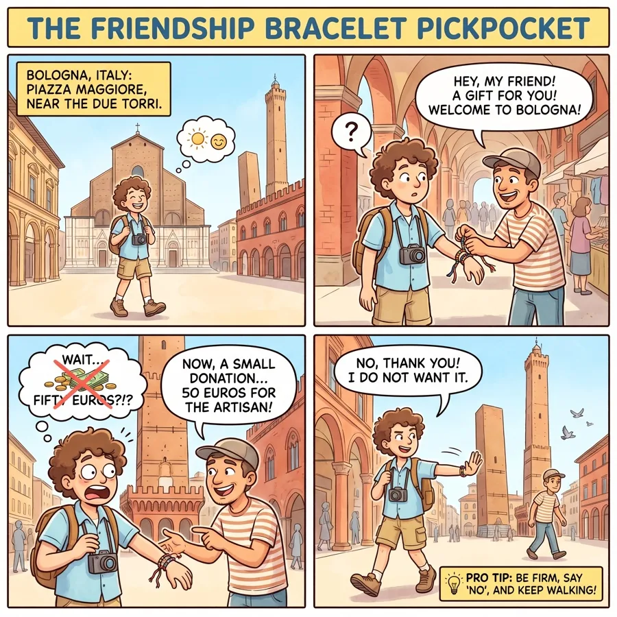 Via dell'Indipendenza "Cigarette" Pickpocket — comic illustration