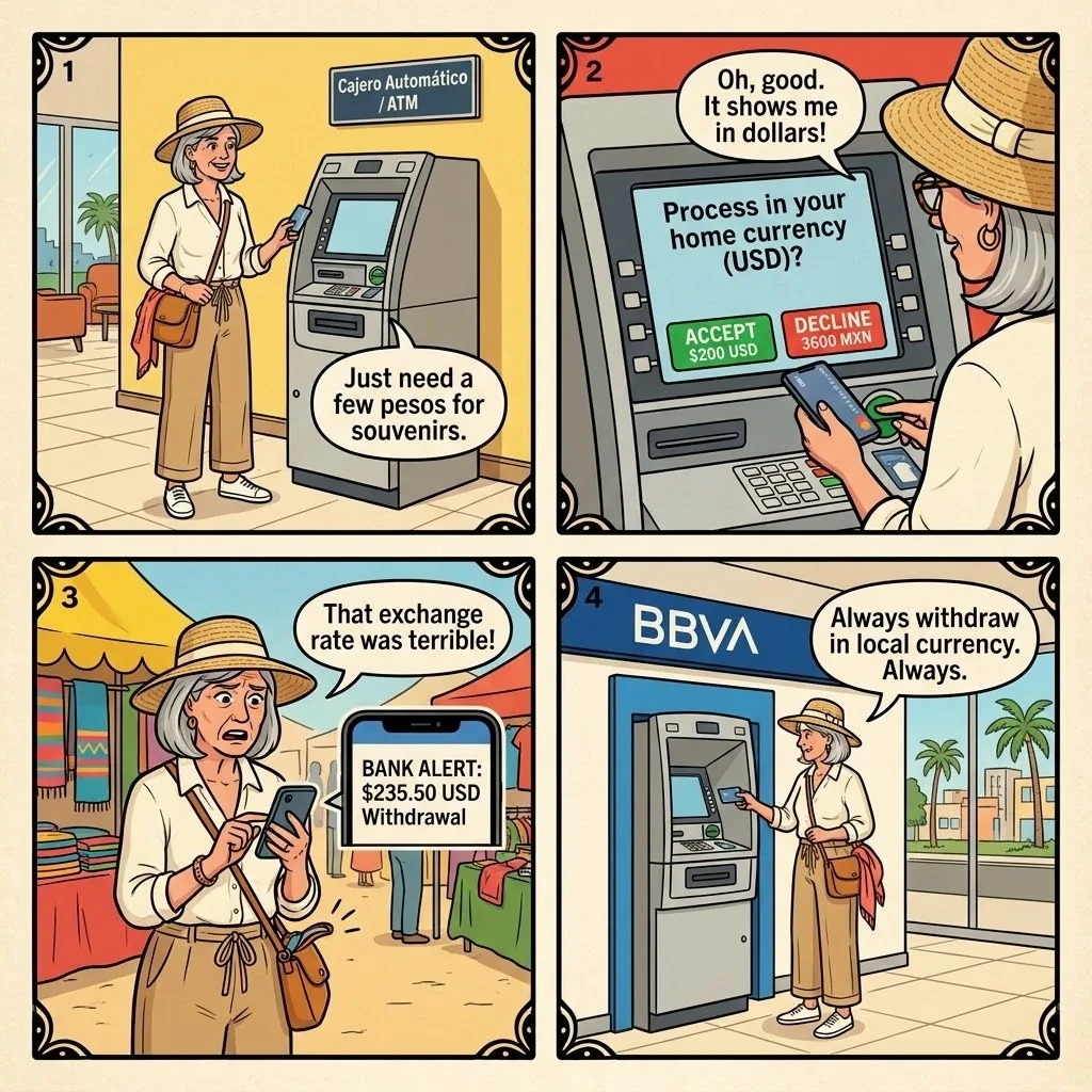 Hotel Zone ATM DCC Padding — comic illustration