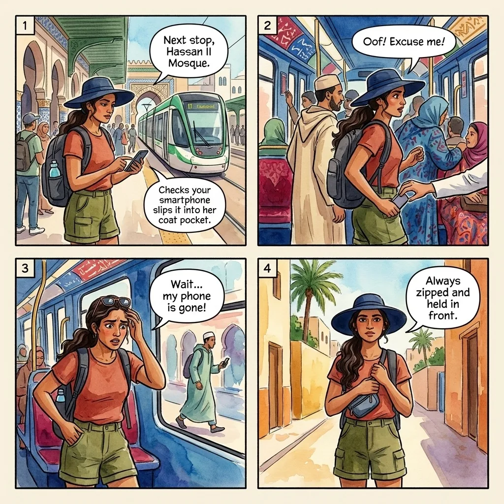 The Casa Voyageurs Tramway Bump-and-Lift — comic illustration