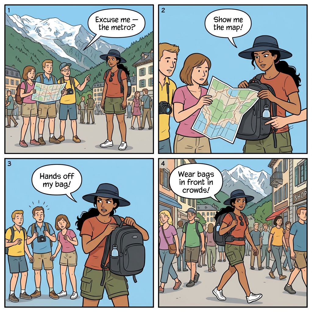 Booking Platform Accommodation Fraud — comic illustration