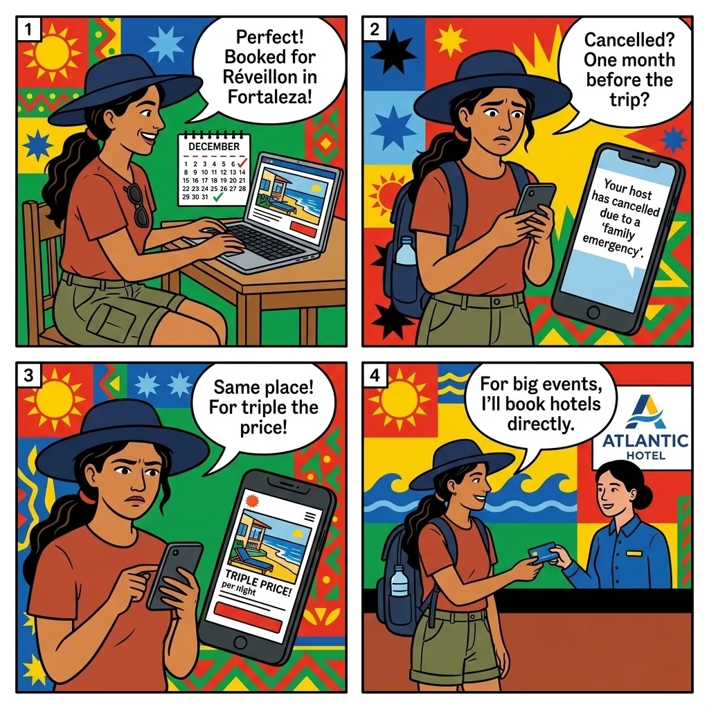 The Fortal Réveillon Cancel — comic illustration