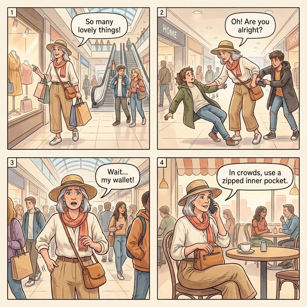 The Nordstan Pickpocket Ring — comic illustration