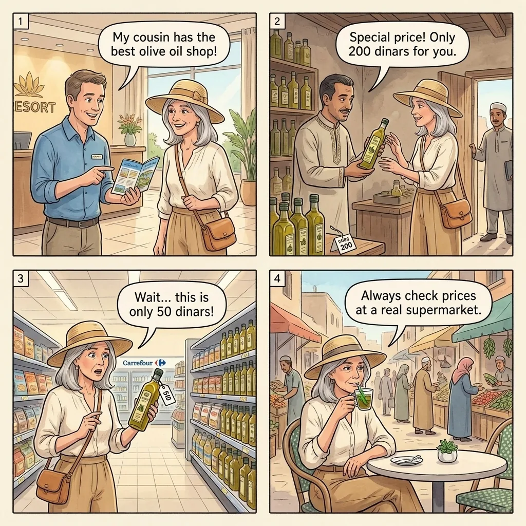 The Hotel-Employee Commission Shop Pitch — comic illustration