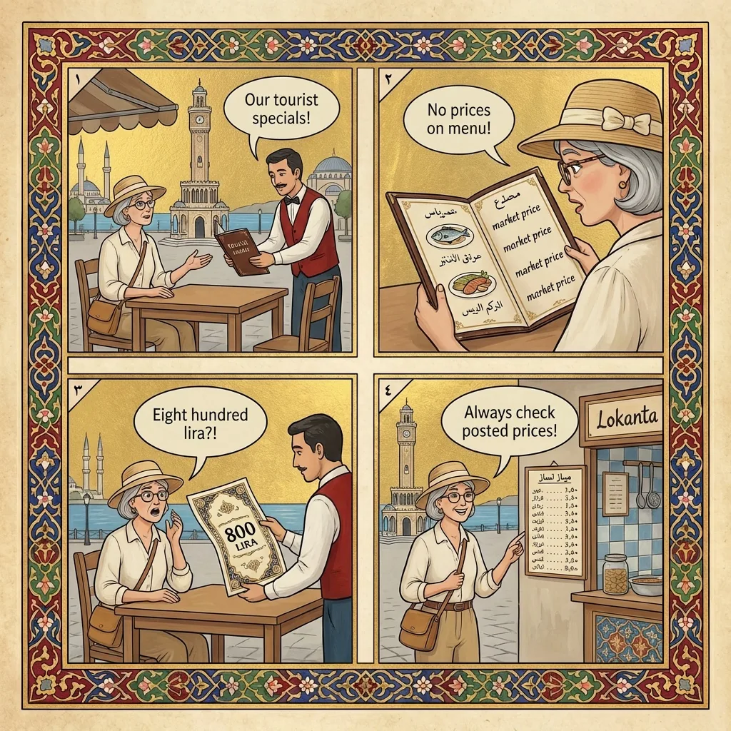 The Kordon Tourist-Menu Trap — comic illustration