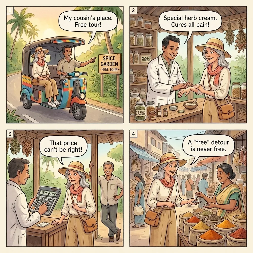 The Spice Garden Detour — comic illustration