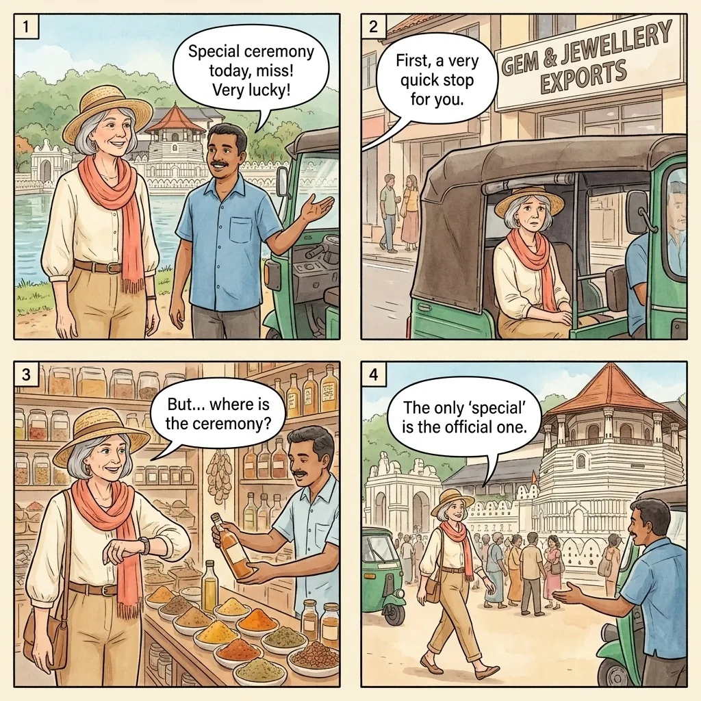 The Special Ceremony Redirect — comic illustration