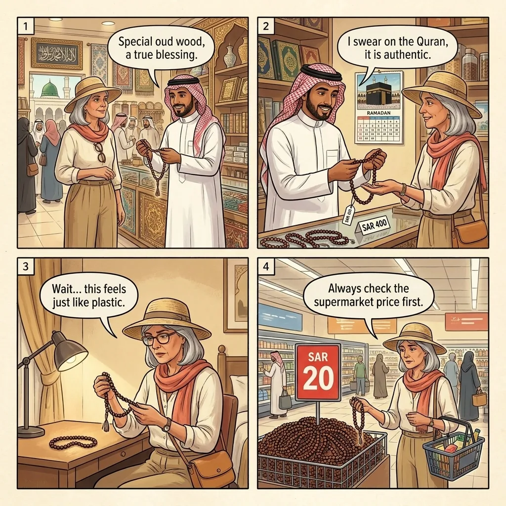 The Ibrahim Al Khalil Souvenir Markup — comic illustration