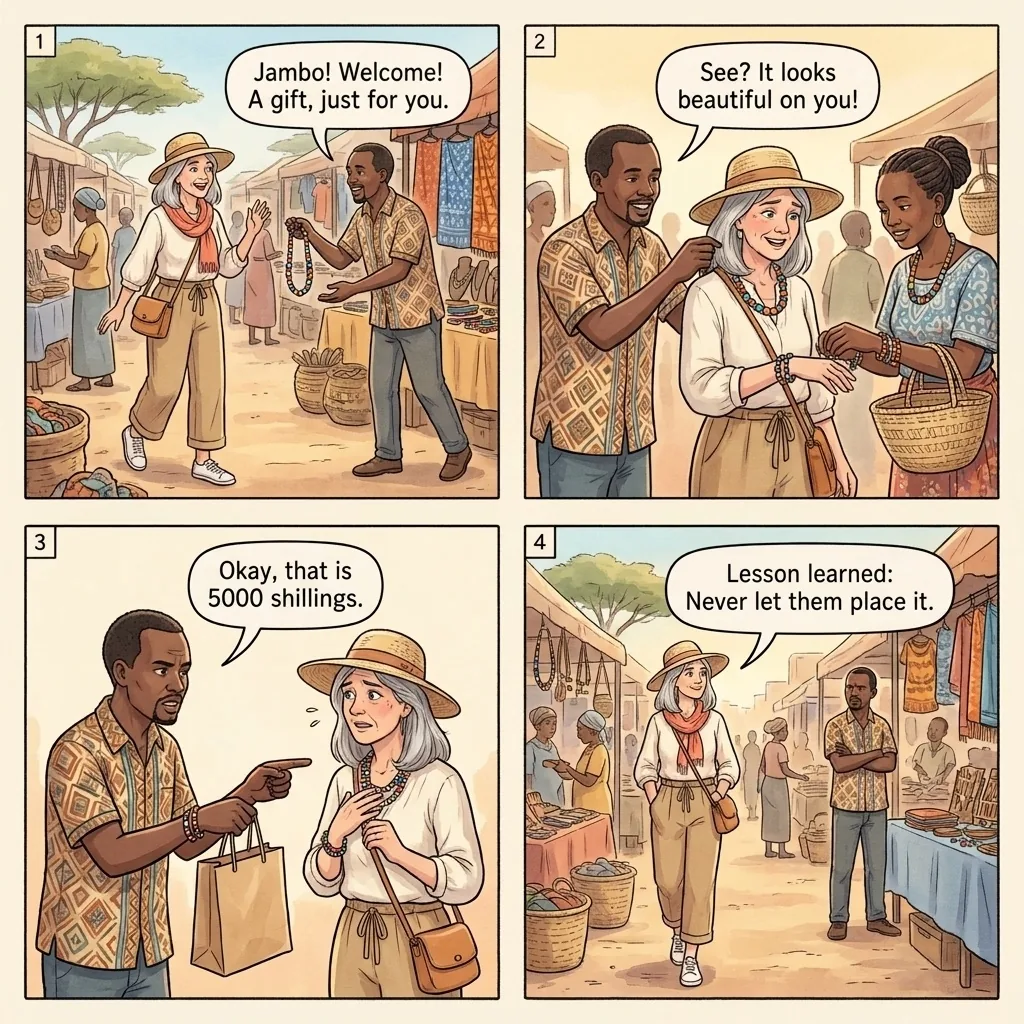 Overpriced Curio / Forced Craft Purchase — comic illustration