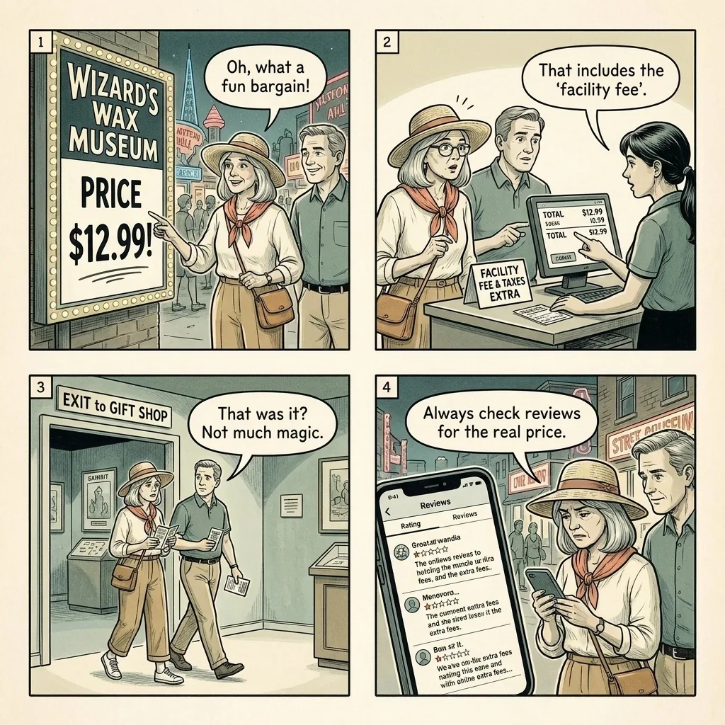 The Clifton Hill Attraction Bait — comic illustration