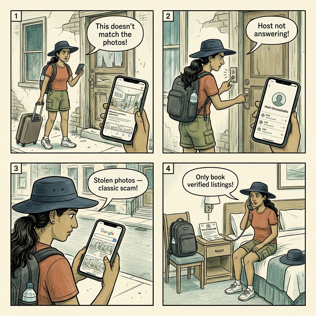 Ottawa Vacation Rental & Government-Worker Apartment Fraud — comic illustration