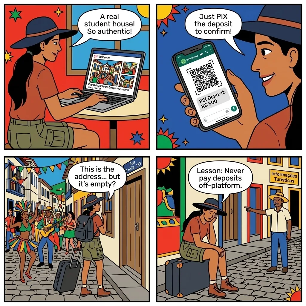 The Repúblicas PIX Deposit — comic illustration