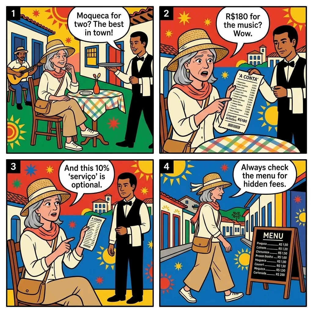 The Centro Histórico Couvert — comic illustration