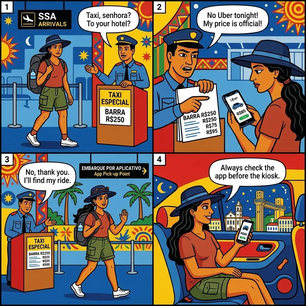 The SSA Coopataxi Kiosk — comic illustration
