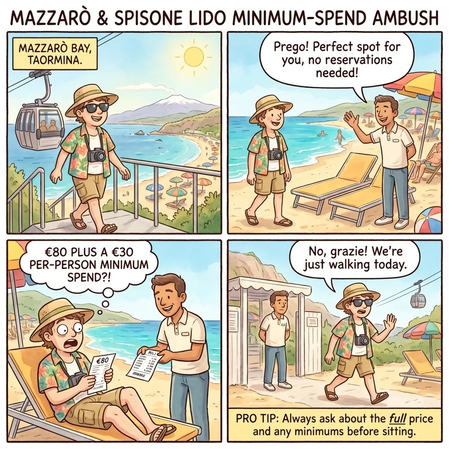 Corso Umberto "Pesce al Etto" Restaurant Trap — comic illustration