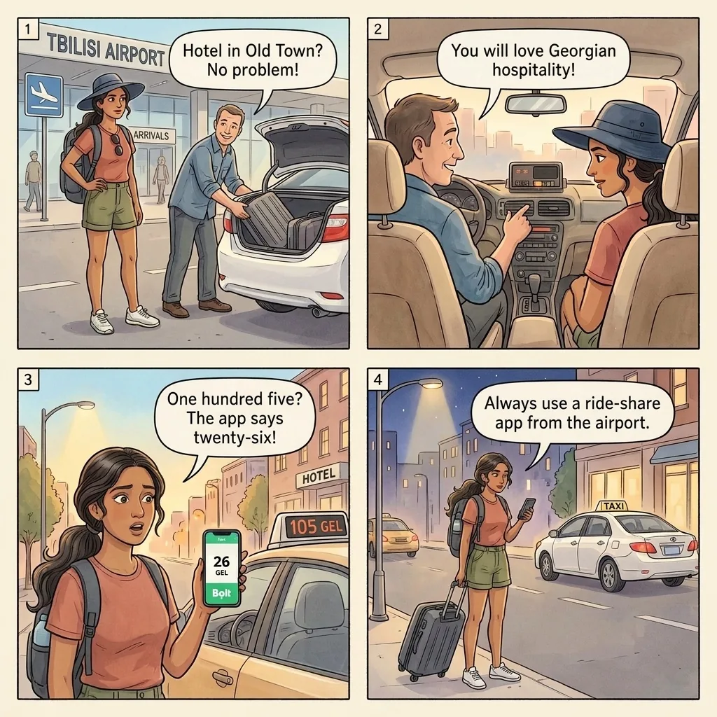 The TBS White-Toyota Meter-Tariff Switch — comic illustration