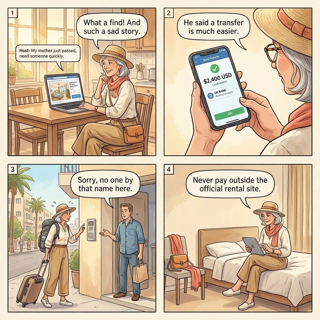 The Rothschild Boulevard Phantom Apartment — comic illustration